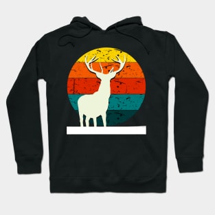 Vintage retro sunset art of zoo Hoodie